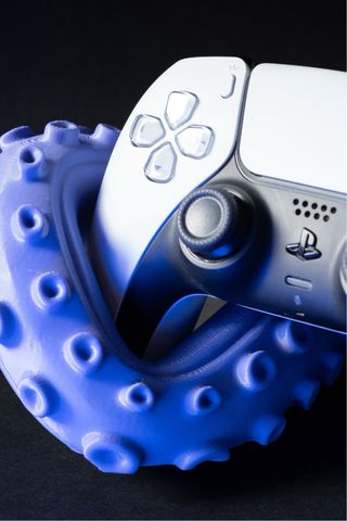 Soporte Mando PS5 Tentáculos Morado