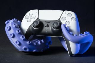 Soporte Mando PS5 Tentáculos Morado