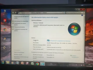35€ PC. Packard B.+ pantalla + teclado + mouse
