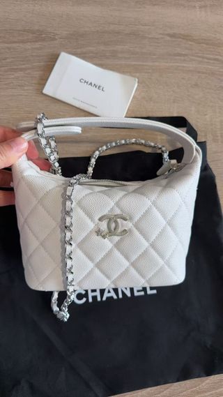 Bolso Chanel Vanity Case Blanco