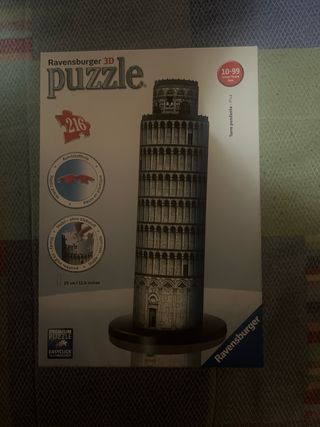 Puzzle 3D Ravensburger Torre de Pisa 216 piezas