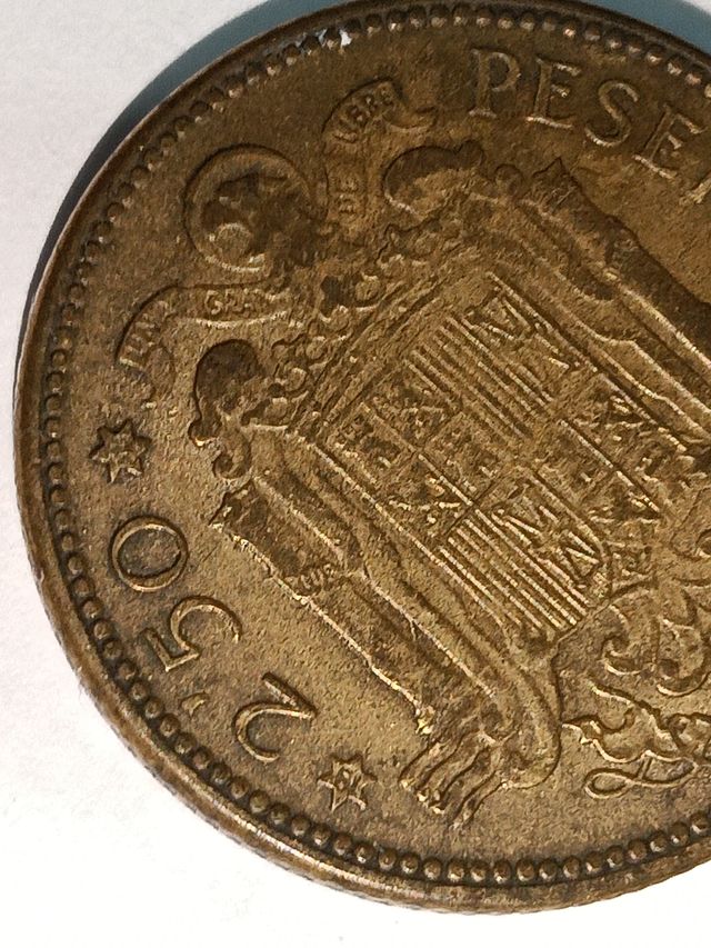 Moneda 2'50 Pesetas Escudo España