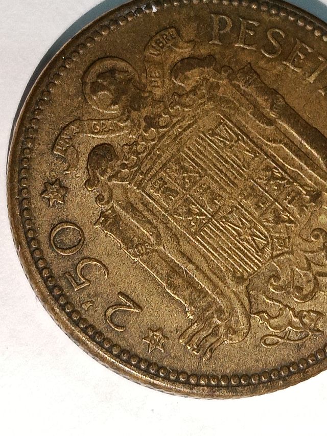 Moneda 2'50 Pesetas Escudo España