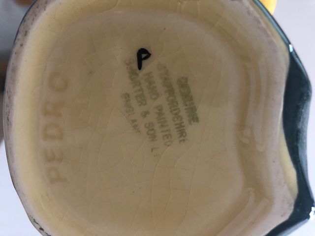 Jarra de porcelana coleccionable