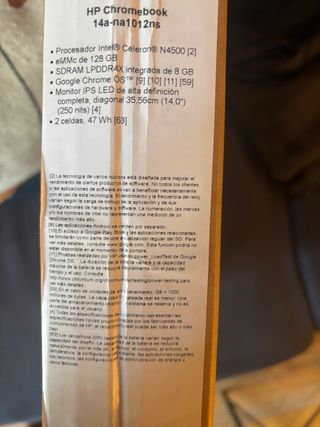 HP Chromebook 14 - Sin usar - laptop 2023