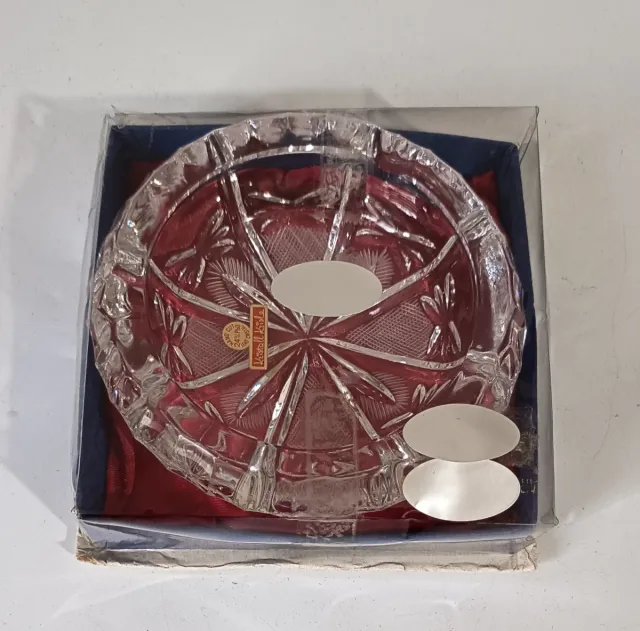 Posacenere Cristallo sfaccettato Vintage Anni '70