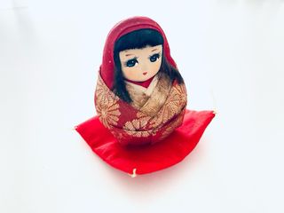 Due adorabili bambole Kokeshi giapponesi (2 unità)