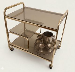 Carro Bar Vintage con Ruedas