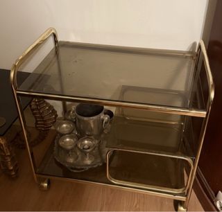 Carro Bar Vintage con Ruedas