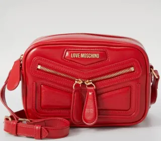 Bolso Love Moschino Piel Rojo