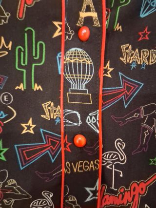 Camisa Minueto Estampada Las Vegas Talla L