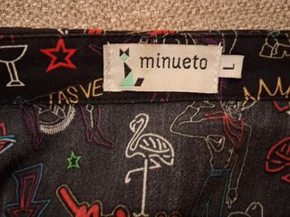 Camisa Minueto Estampada Las Vegas Talla L