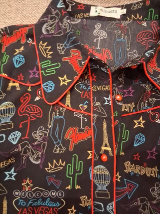 Camisa Minueto Estampada Las Vegas Talla L