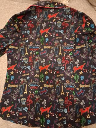 Camisa Minueto Estampada Las Vegas Talla L