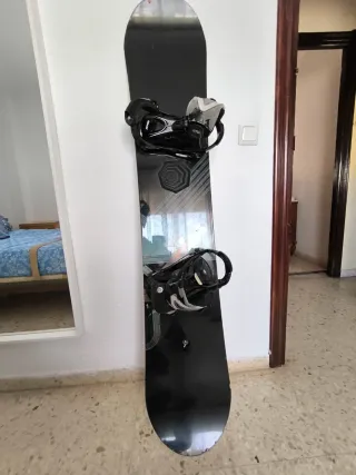 Tabla Snowboard con Fijaciones