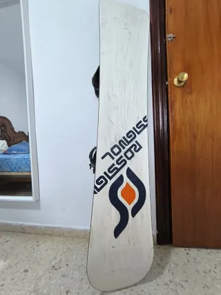 Tabla Snowboard con Fijaciones