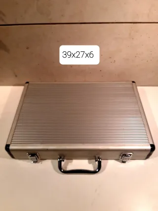 Maletín Plata 39x27x6