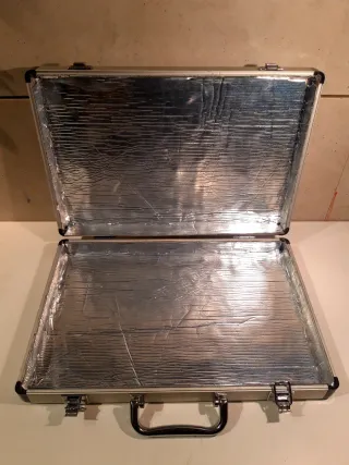 Maletín Plata 39x27x6