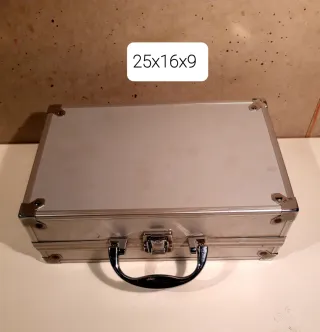 Maletín Plata 25x16x9