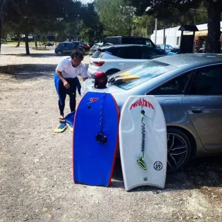 Tabla Bodyboard Manta con 4 canales