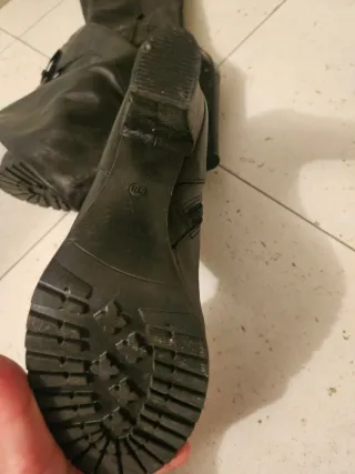 Stivali neri tacco 38