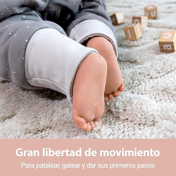 LaLoona Saco Dormir Bebé con Piernas 2.5 TOG 70cm