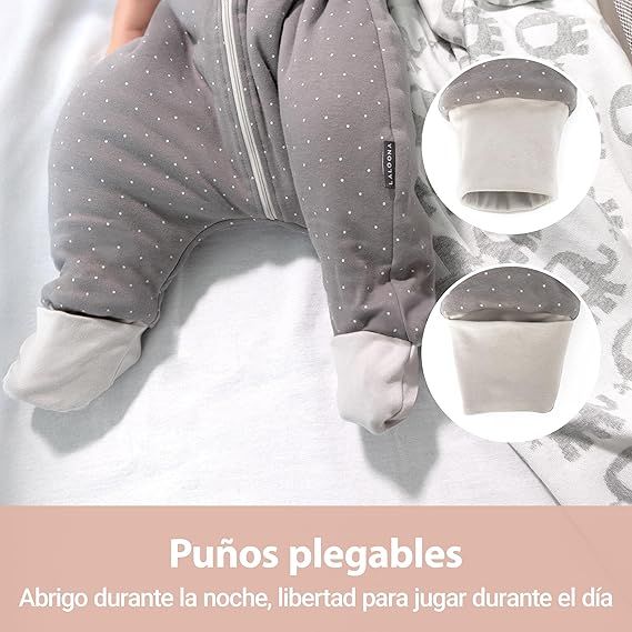 LaLoona Saco Dormir Bebé con Piernas 2.5 TOG 70cm