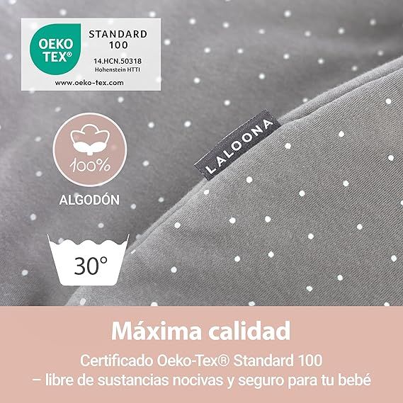 LaLoona Saco Dormir Bebé con Piernas 2.5 TOG 70cm