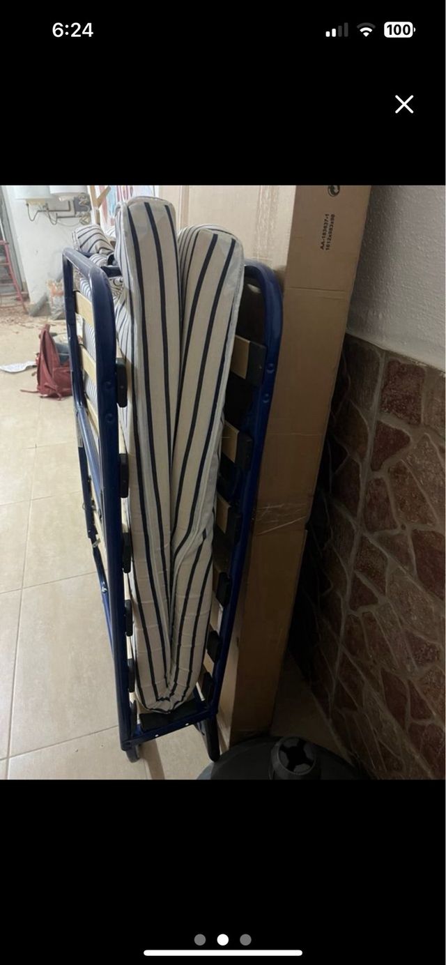 Cama Plegable Metálica