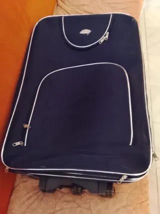 Valigia grande da viaggio blu