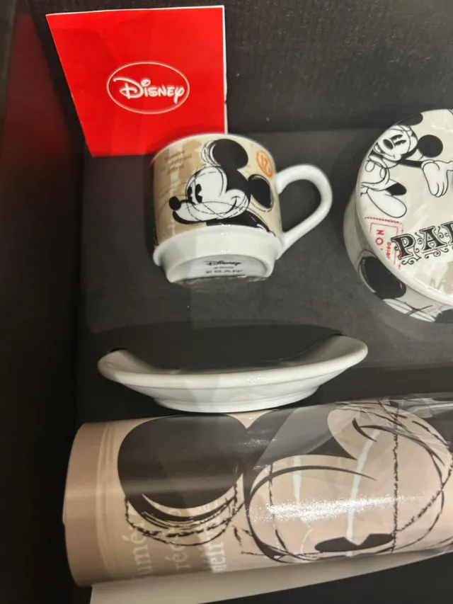 Set 2 Tazzine Caffè Egan Disney Ceramica