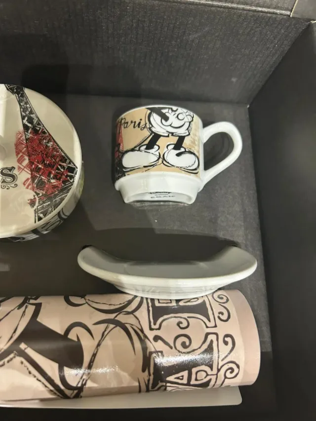 Set 2 Tazzine Caffè Egan Disney Ceramica