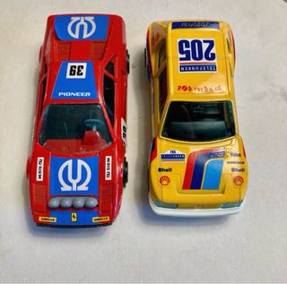 Modellini rally Ferrari/Peugeot vintage Bburago