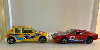 Modellini rally Ferrari/Peugeot vintage Bburago