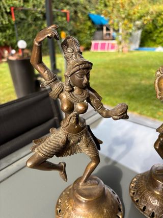 Figuras orientales de bronce