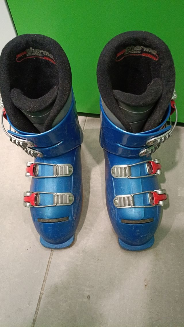 Botas de esquí azules