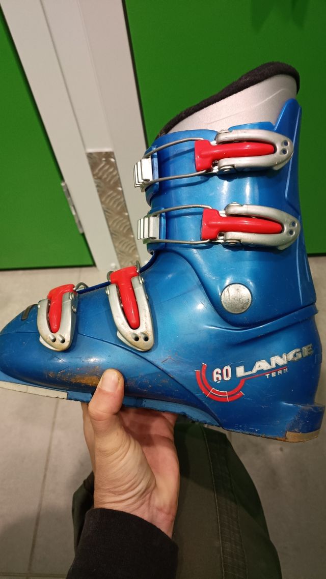 Botas de esquí azules