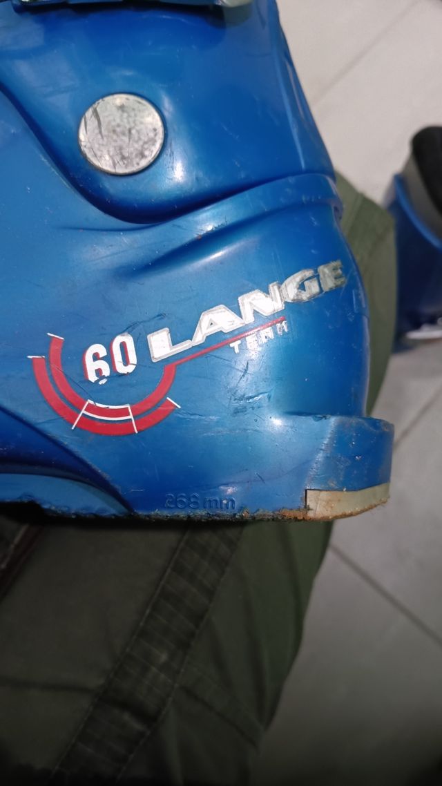 Botas de esquí azules