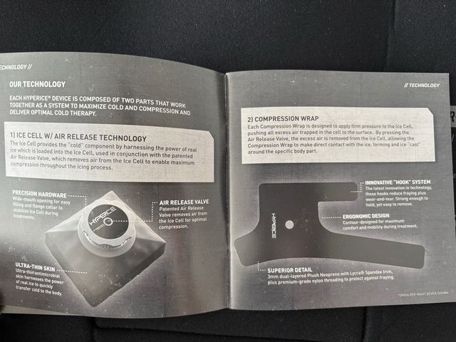 HYPERICE Compressione Ghiaccio per Spalla Destra