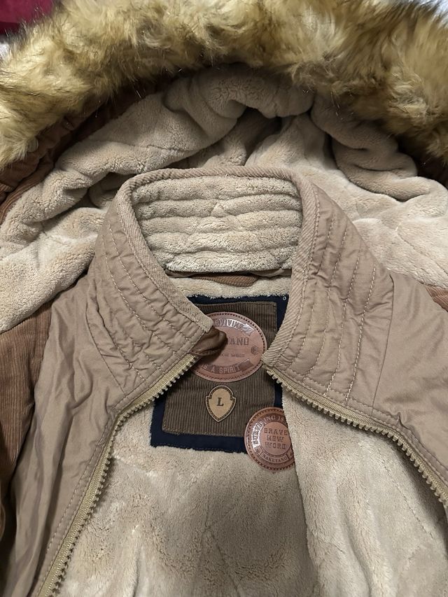 Chaqueta de invierno Naketano Beige Talla L