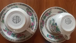 Set 4 Tazze da Tè/Caffè Indian Tree 200ml