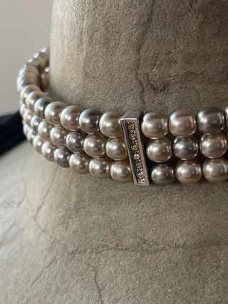 Collana choker perle