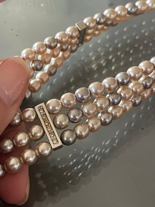 Collana choker perle