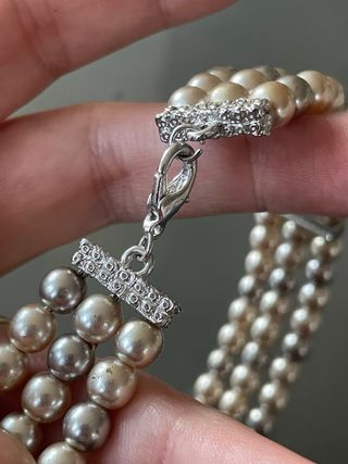 Collana choker perle