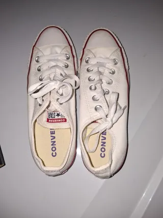 Converse All Star Blancas Mujer