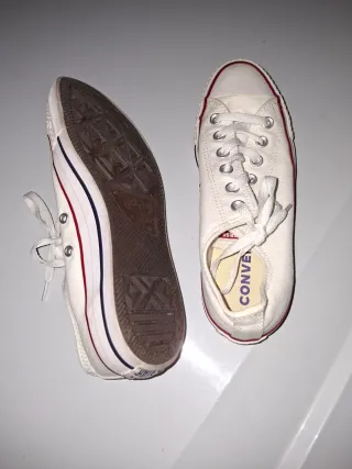 Converse All Star Blancas Mujer