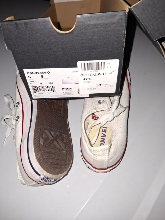 Converse All Star Blancas Mujer