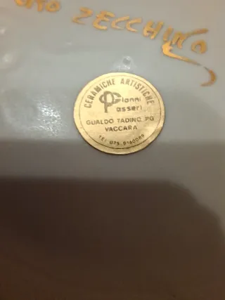 Vaso ceramica artistica Gianni Passeri h 27 cm