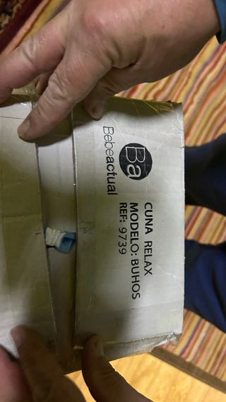 Cuna de viaje Bebeactual azul