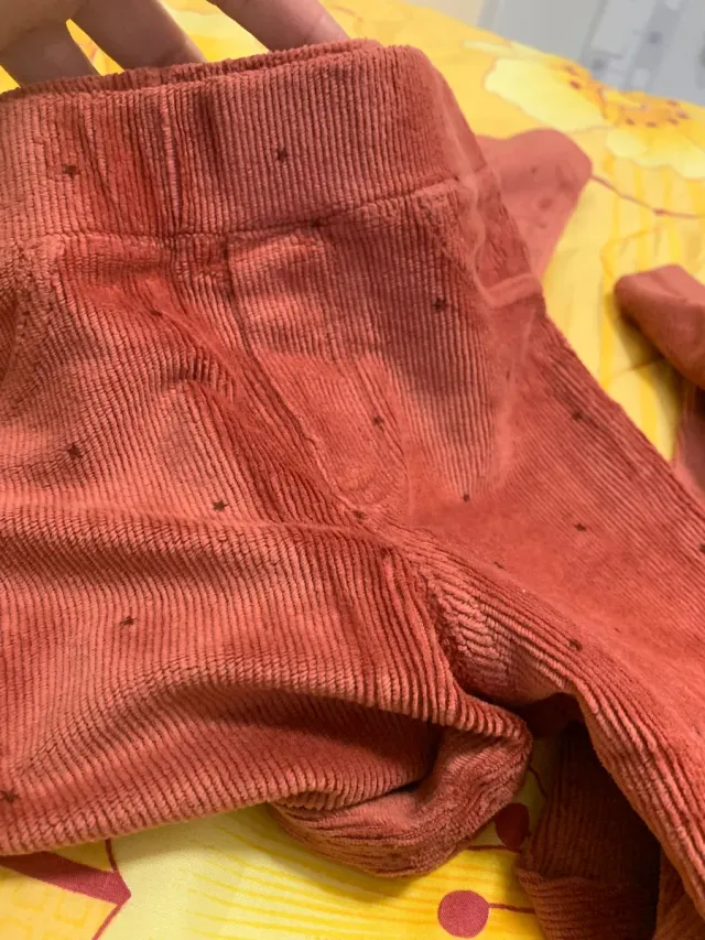 Pantalon leggins in velluto per bambina Taglia 6-7 anni Tex